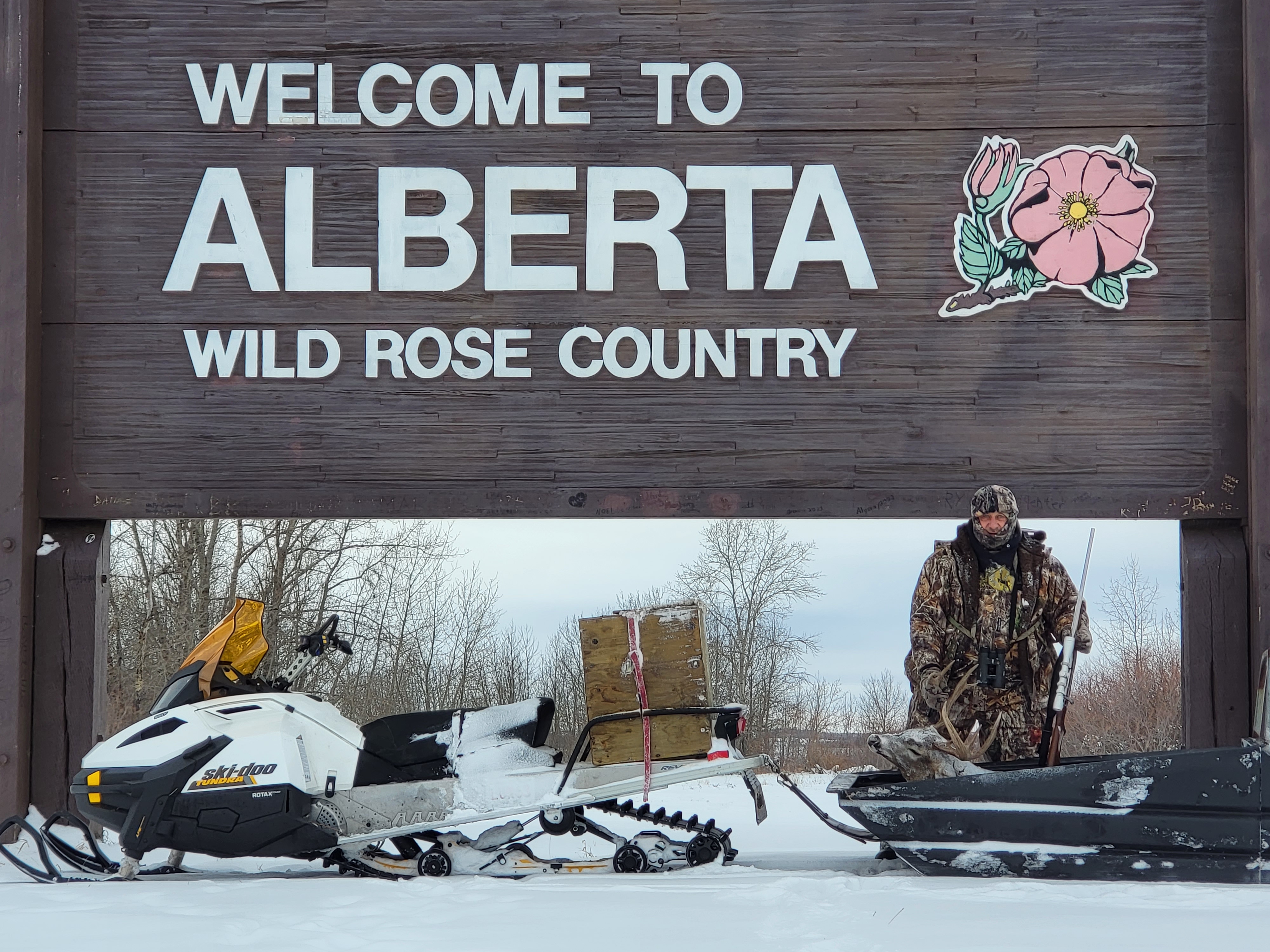 Welcome to Alberta sign